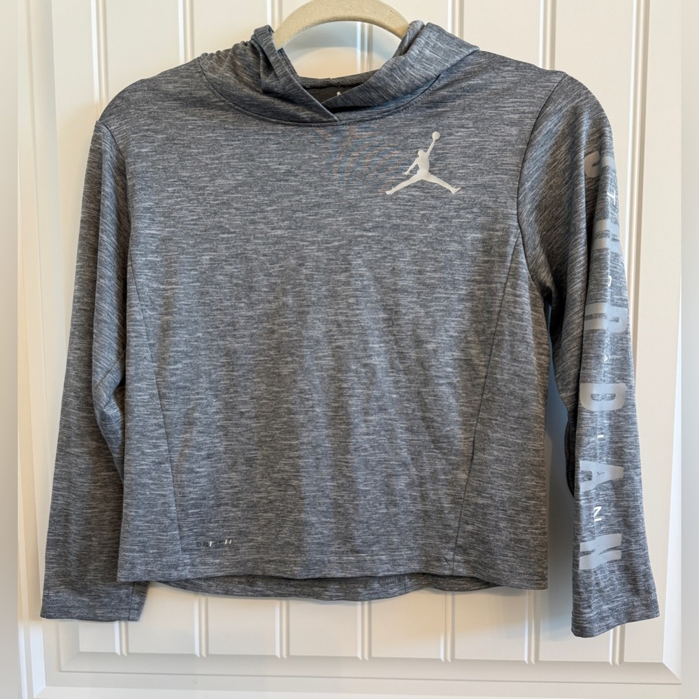 Jordan girls youth size small (8-10 years) Dri-Fit hoodie.